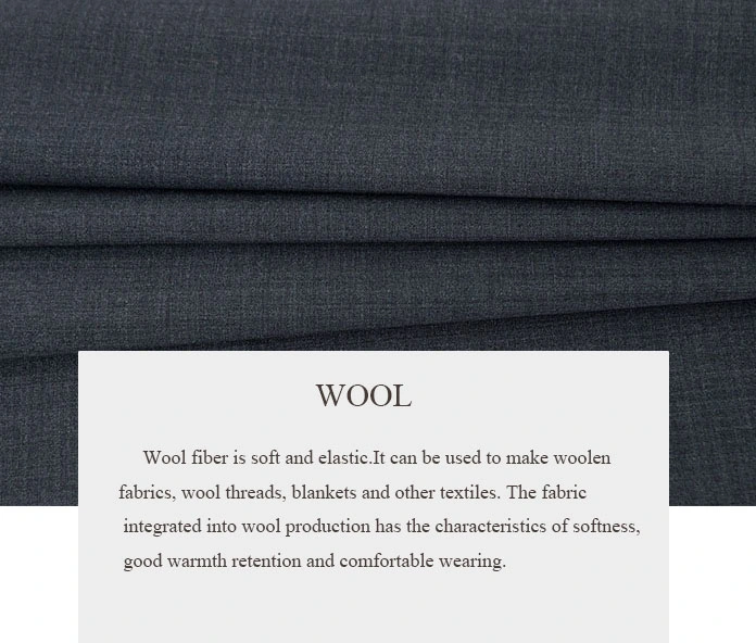 High Quality Plaid Tweed Worsted Wool Suit Fabric for Coats, Suits, Uniforms