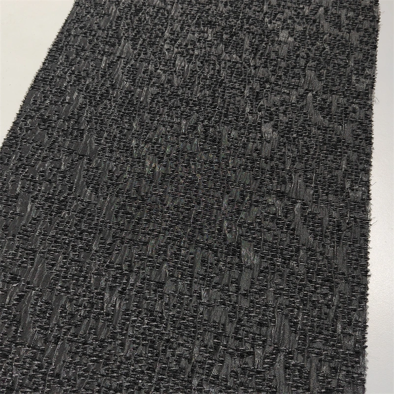 Designer Customize Woolen Tweed Jacquard Fabric for Elegant Women