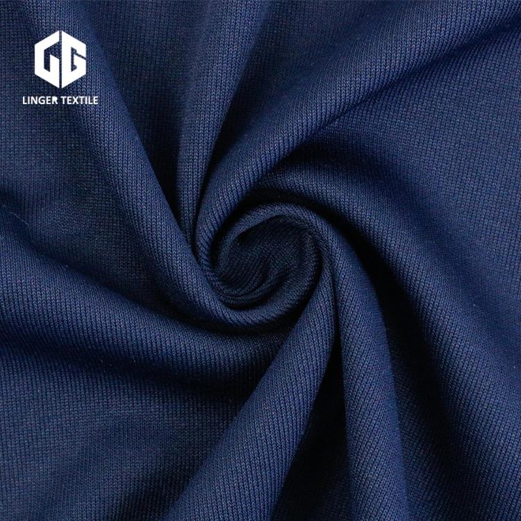 100% Polyester Rib Fabric Plain Dyed 1X1 Rib Fabric for Textile